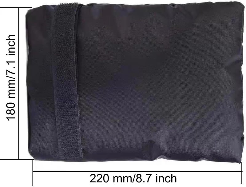 Jashem Outdoor Faucet Covers for Winter 3 Packs Hose Bib Protector Spout Cover Garden 8.7" x 7" x 2", Outside Spigot Pipe Freeze Protection Cover Insulated Tap Pouch (large) - Image 3